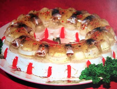 Торт с килькой Торт с килькой