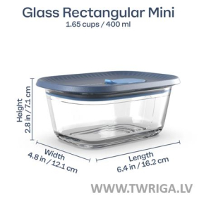 Viola Glass - Stikla  pārtikas uzglabāšanas trauks