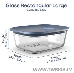Viola Glass - Stikla  pārtikas uzglabāšanas trauks
